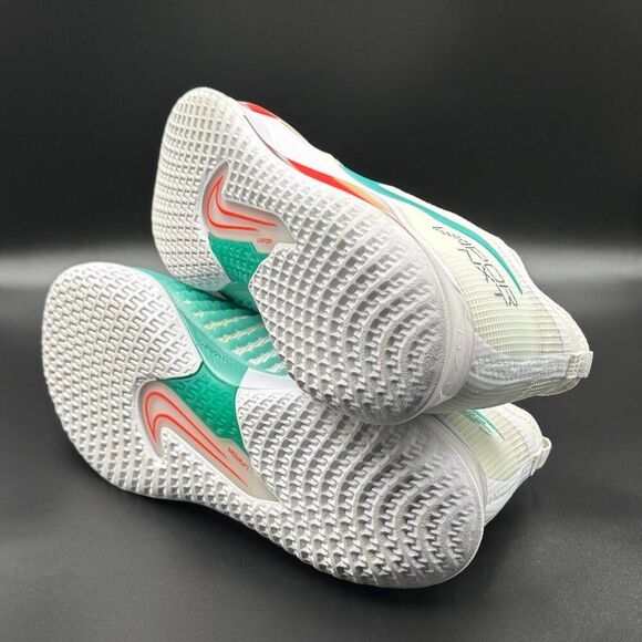 Nike Court React Vapor NXT 'White Washed Teal Red' - Picture 6 of 9